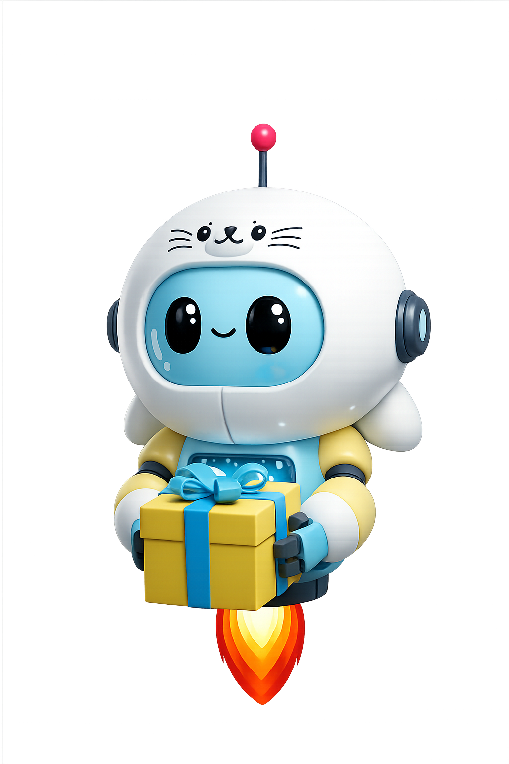 Boomi 捧著禮物盒